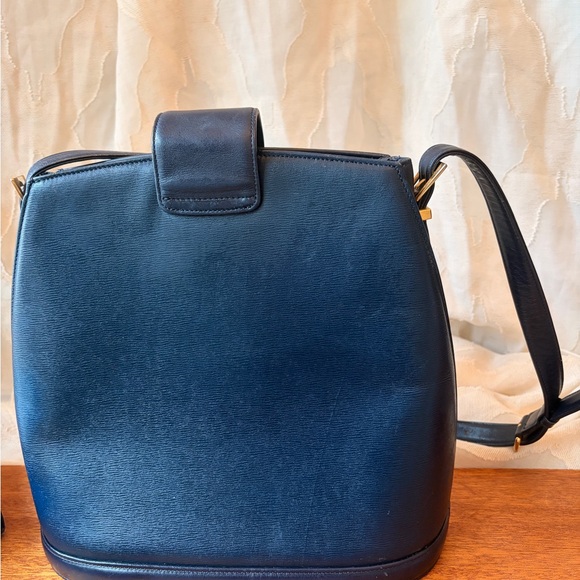 Valentino Indigo leather bucket bag- Vintage - Picture 4 of 11